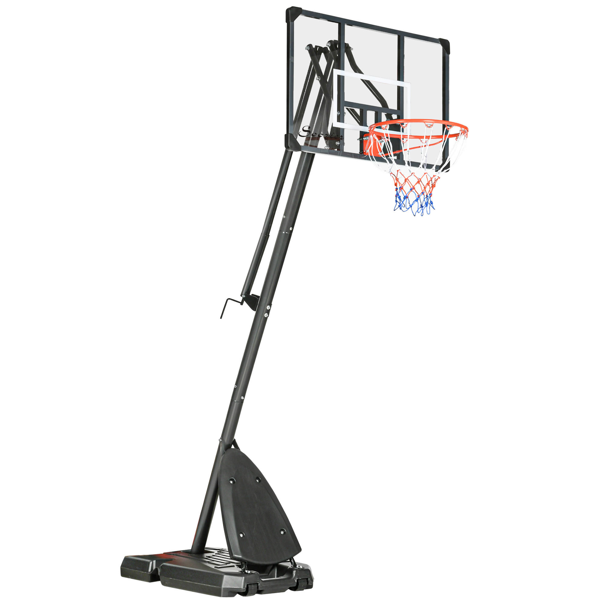 BASKETBALLKORB - Schwarz, Metall (70.5/111cm) - SPORTNOW