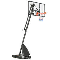 BASKETBALLKORB - Schwarz, Metall (70.5/111cm) - SPORTNOW