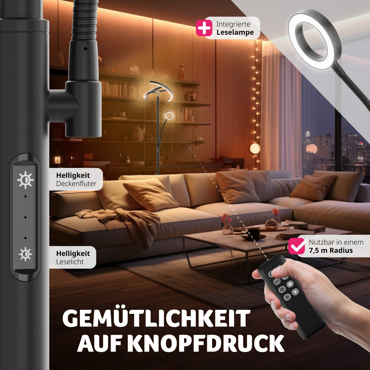 DECKENFLUTER Auralis,31,5 x 188 cm ,schwarz - Schwarz, Metall (31.5/31.5/188cm) - tectake