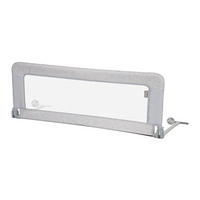 BETTSCHUTZGITTER Safety night 127 x 45 cm grau weiß 18 Monate bis 5 Jahre, faltbar, Tragetasche, Rausfallschutz, Reisebett - Grau, Metall (45/127cm) - Lorelli