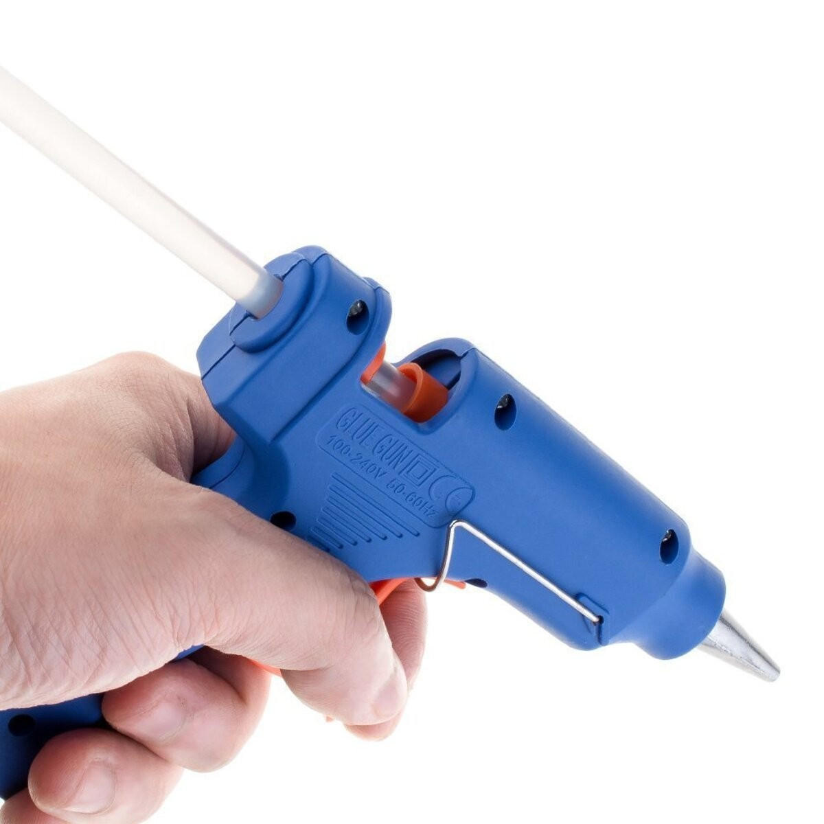 KLEBEPISTOLEN 13/11 cm Blau - Blau, Metall (13/11/2.2cm) - Authentics