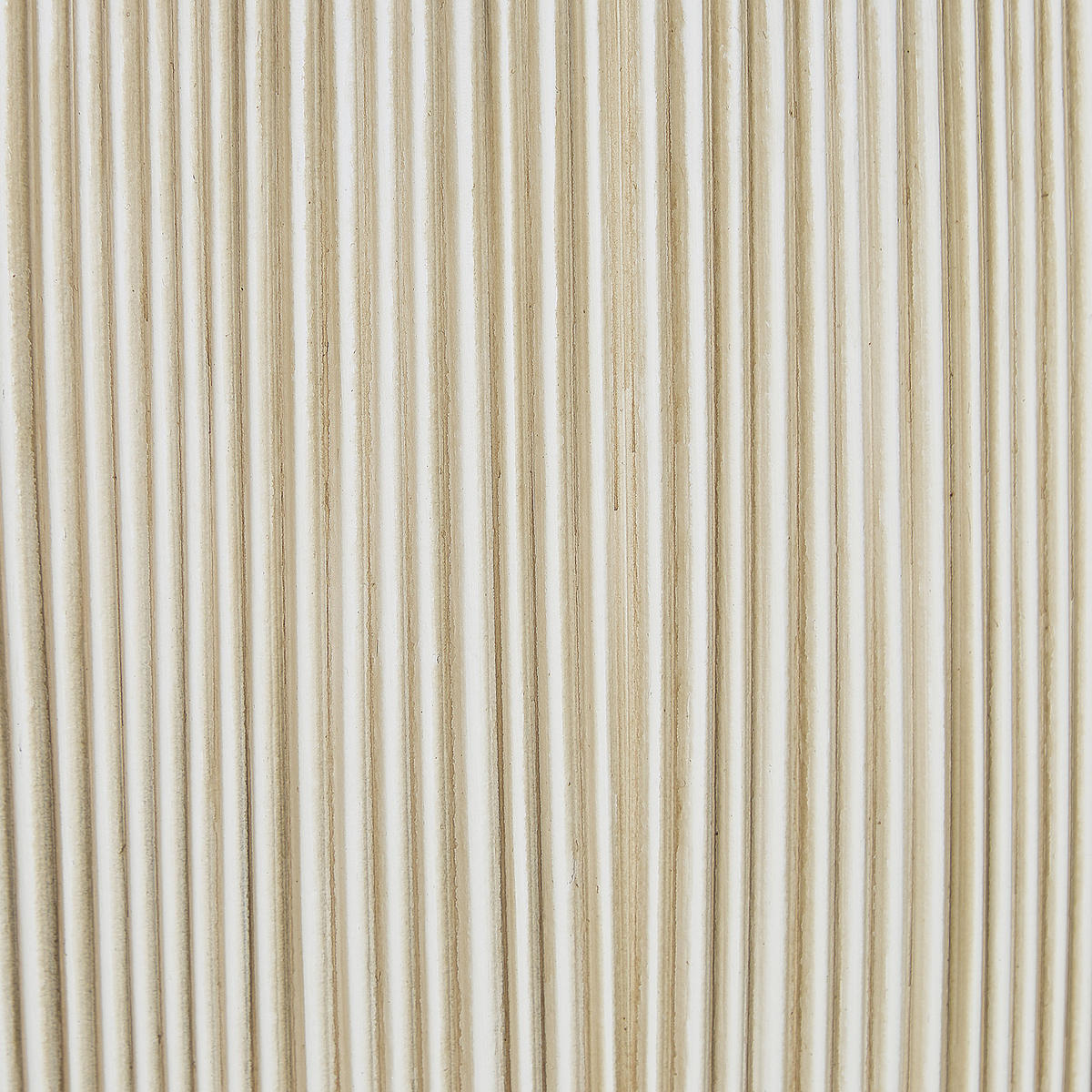 BLUMENTOPF beige/weiß rund 31/31/33 cm Chios - Beige/Weiß, Naturmaterialien (33cm) - Beliani