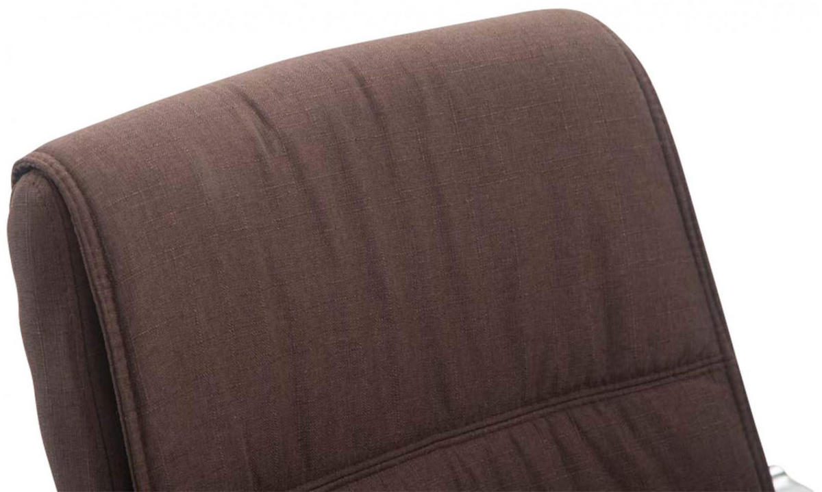 SCHWINGSTUHL 2er Set Stoff braun - Braun, Textil/Metall (58/102/65cm) - CLP