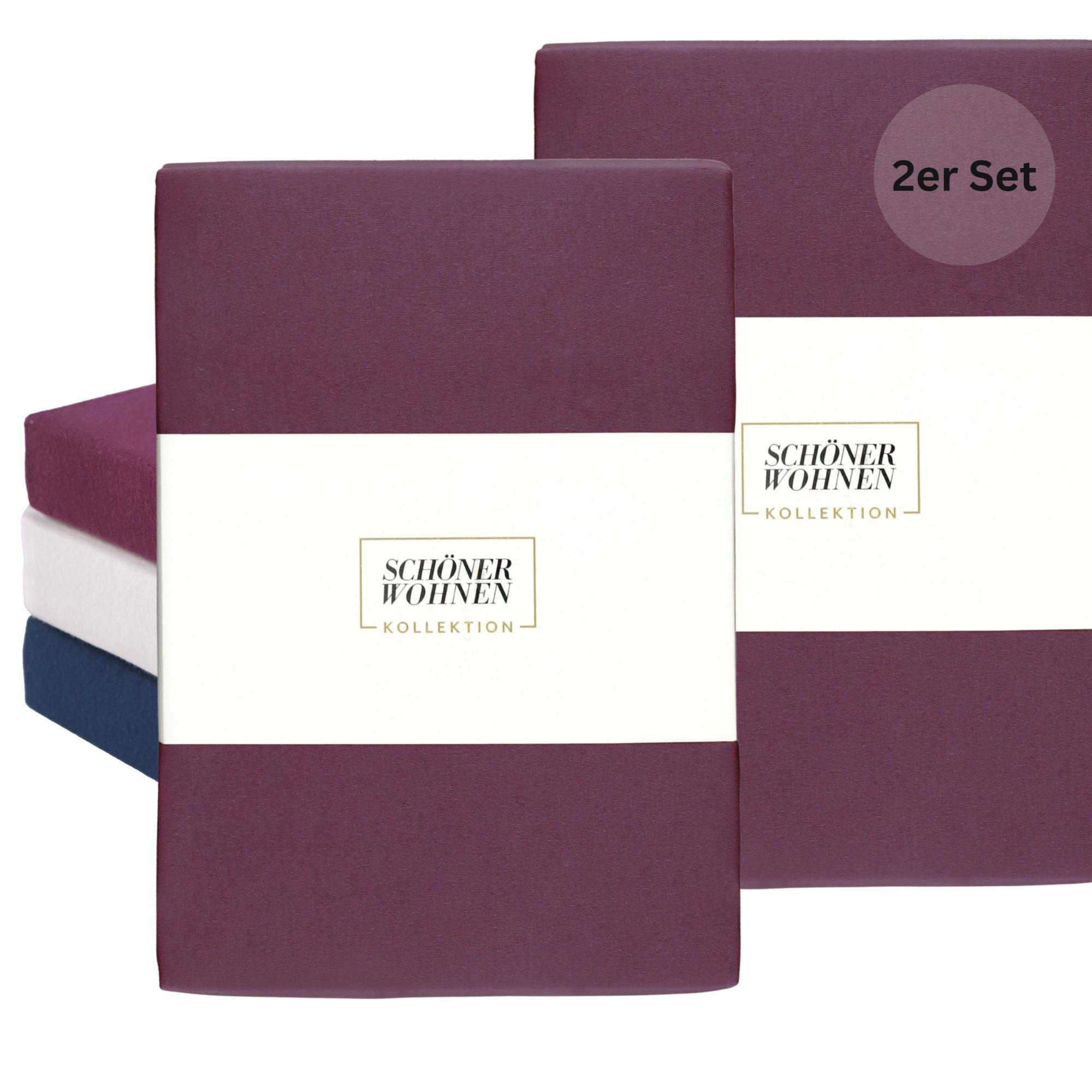 KINDERSPANNBETTLAKEN BASIC - Beere, Textil (60/120cm) - Schöner Wohnen