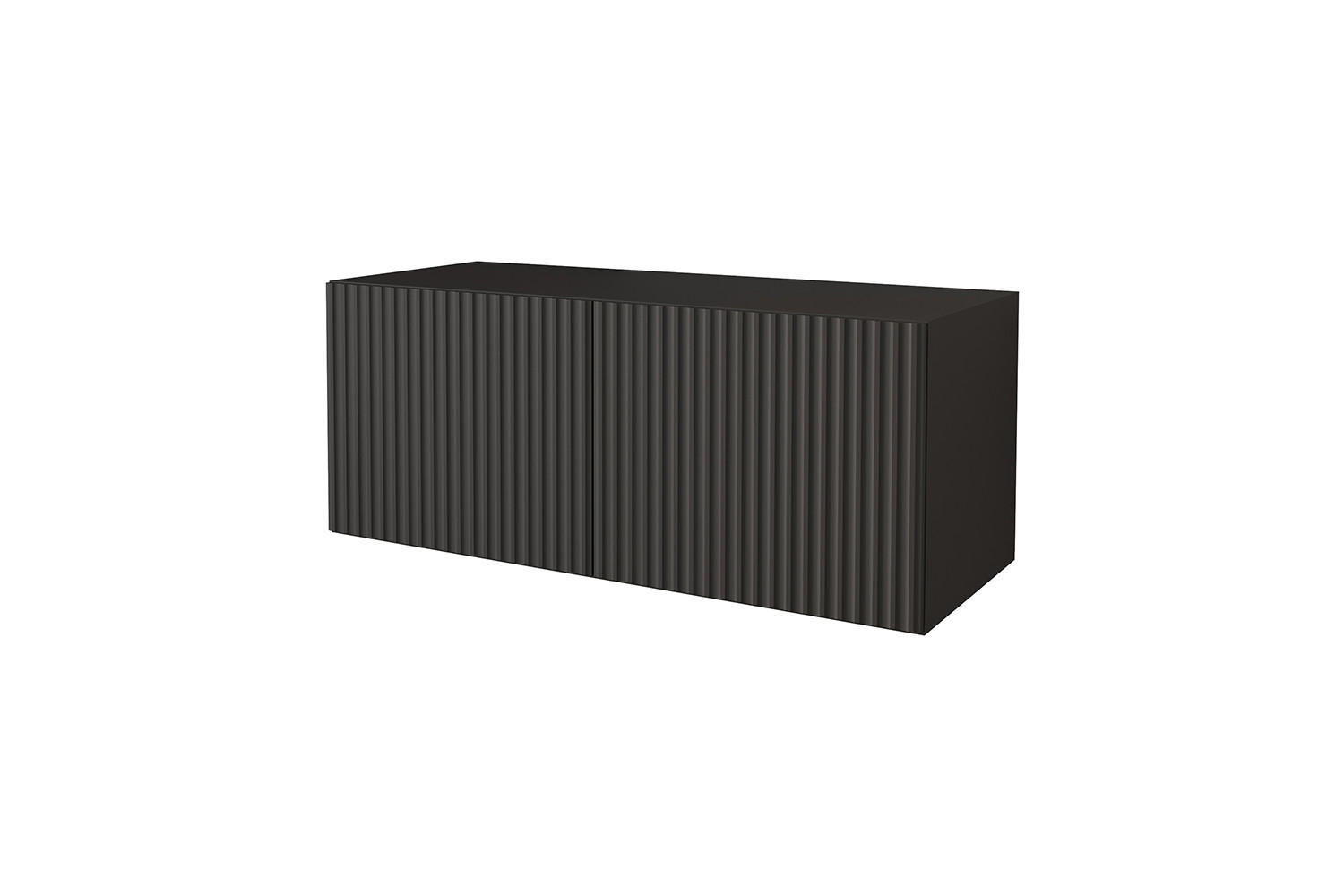 ALTDECOR NÍZKÁ komoda NOA-2-W 100 x 40 x 40 cm – černá