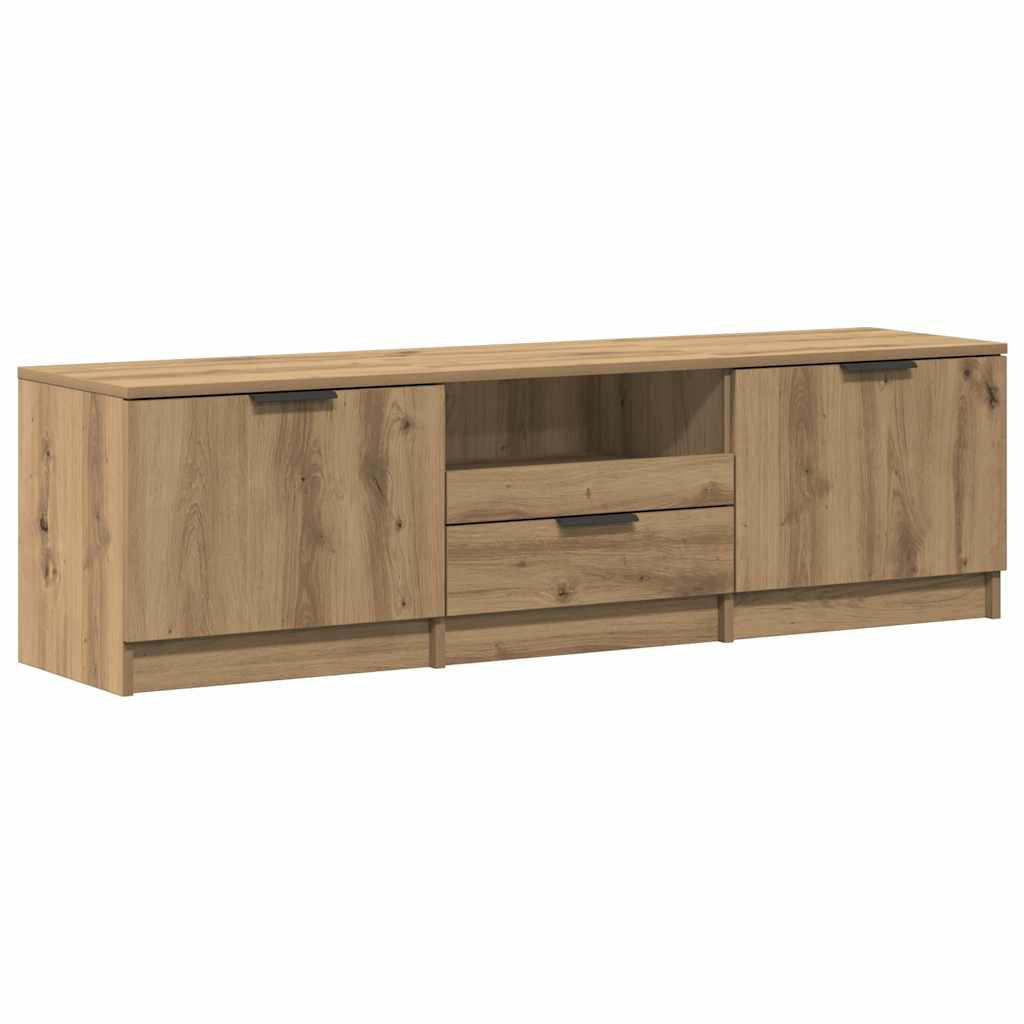 TV-SCHRANK Artisan-Eiche 140/35/40 Cm Holzwerkstoff - Alteiche, Holzwerkstoff (35/40/140cm) - vidaXL