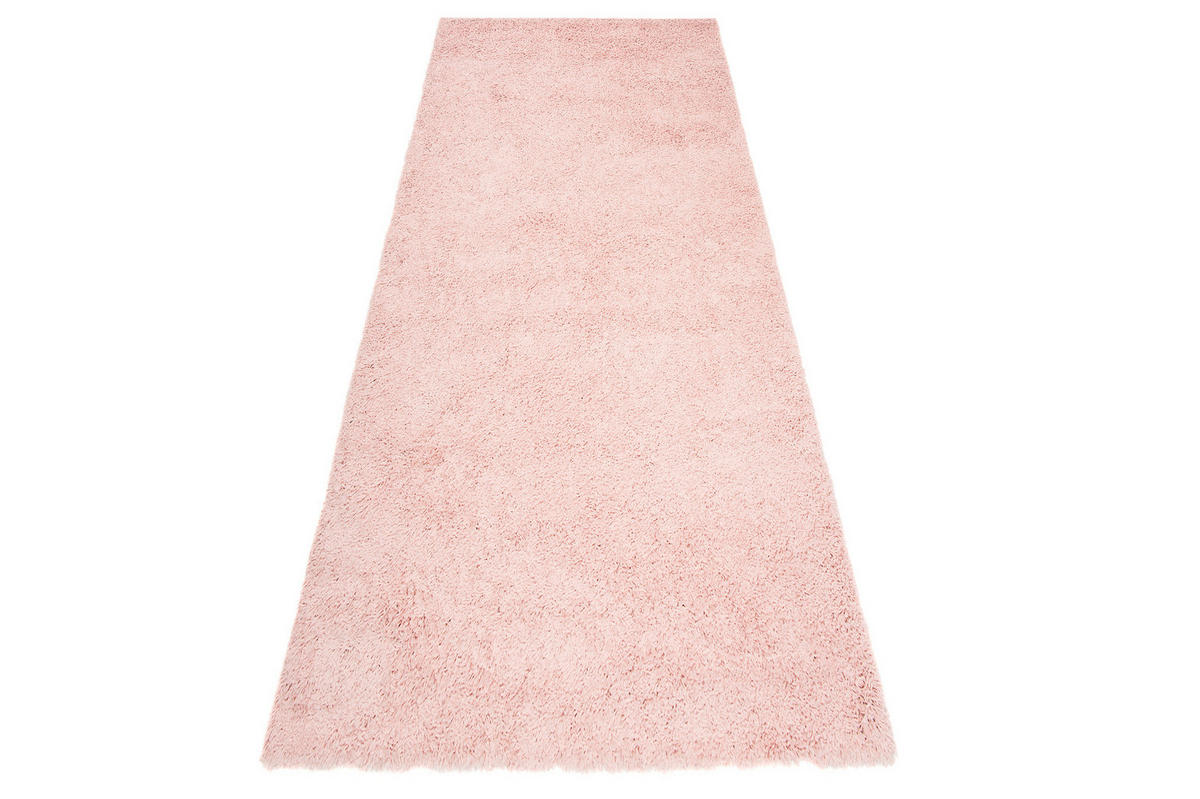 TEPPICHLÄUFER ESSENCE altrosa uni 100/250 cm - Altrosa, Textil (100/250cm) - Tapiso