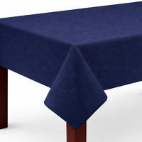 TISCHDECKE Garten Weichschaum 130x160cm - Navy - Dunkelblau, Kunststoff (160/130cm) - Bestlivings