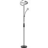 DECKENFLUTER Auralis,31,5 x 188 cm ,schwarz - Schwarz, Metall (31.5/31.5/188cm) - tectake