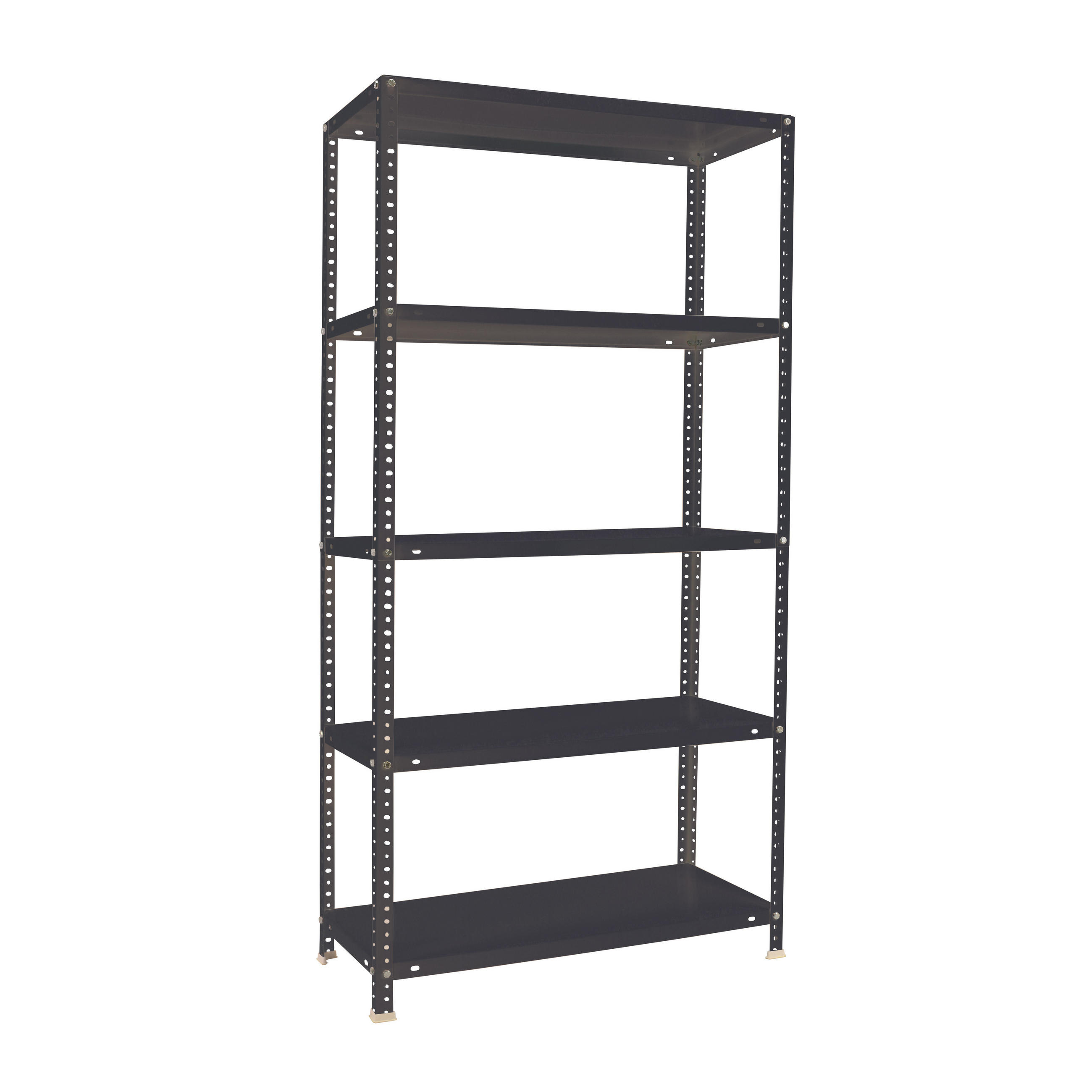 SCHRAUBREGAL PANDA TALL | HxBxT 200x110x30cm | 5 Fachböden | Fachlast 90kg | Anthrazit - Anthrazit, Metall (110/200/30cm) - PROREGAL