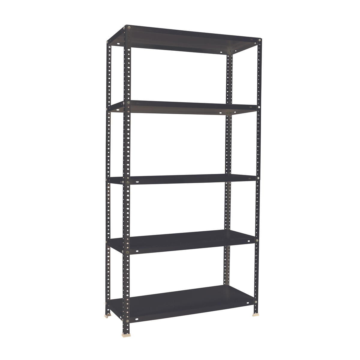 SCHRAUBREGAL PANDA TALL | HxBxT 200x110x30cm | 5 Fachböden | Fachlast 90kg | Anthrazit - Anthrazit, Metall (110/200/30cm) - PROREGAL