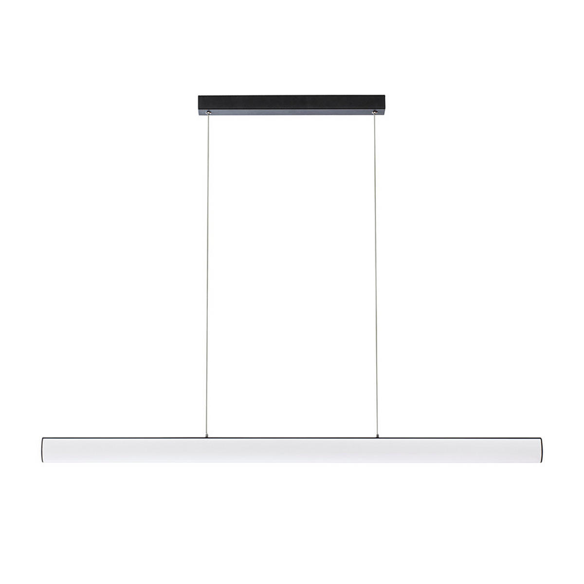 PENDELLEUCHTE RIVIER LED I schwarz 24 W - Schwarz, Metall (30/30/120cm) - Rendl