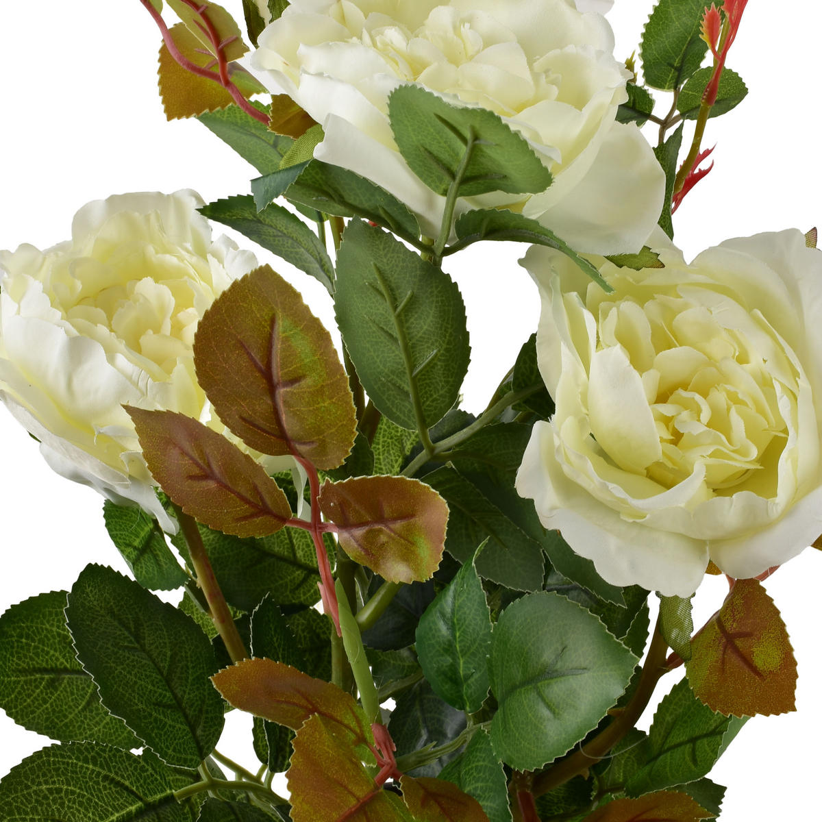 KUNSTBLUME Viridis Weiß 9,5x9,5x43 cm Kunststoff - Weiß, Kunststoff (43cm) - Mondex