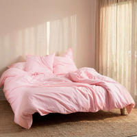 BETTBEZUG Basic Hellrosa 135/140x200 cm (Standardgrösse) - Rosa, Textil (140/200cm) - Happy Friday