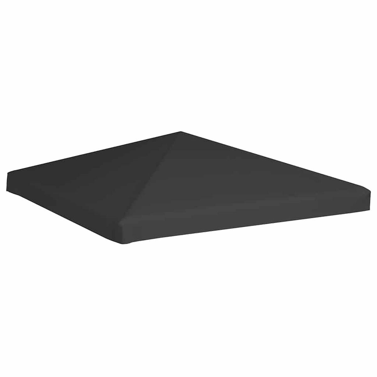 PAVILLONDACH 310 G/M² 3/3 M Grau - Grau, Textil (300/97.8/300cm) - vidaXL