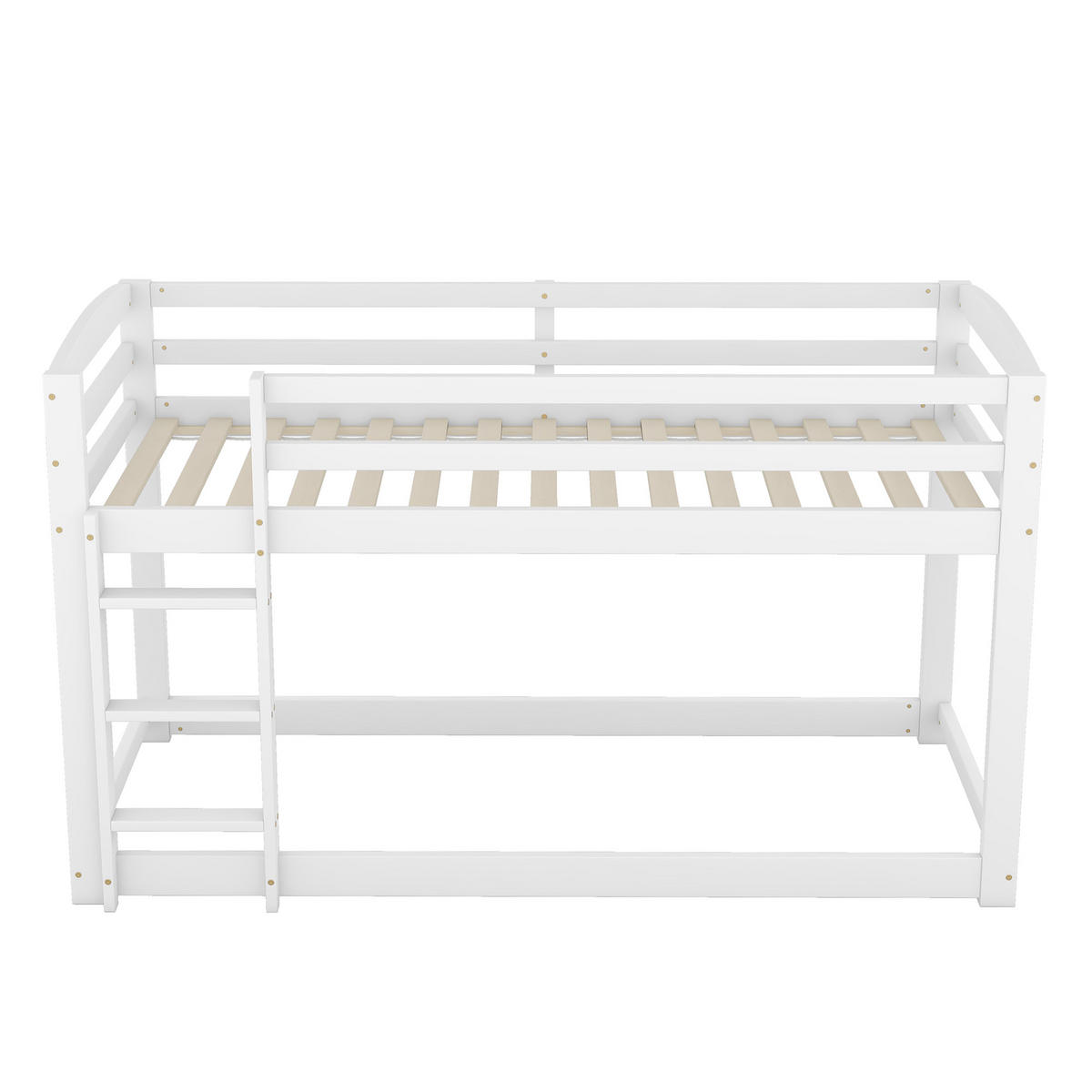 ETAGENBETT 90x200cm Weiß für Kinder und Jugendliche Kiefer - Weiß, Holz (90/200cm) - FLIEKS