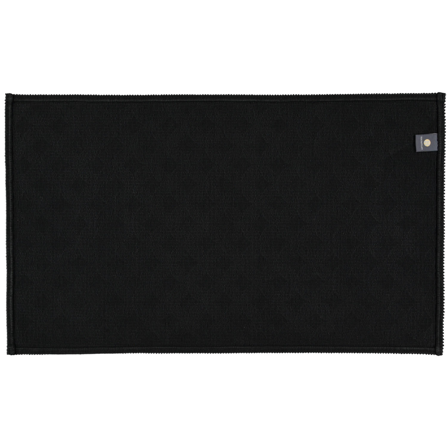 BADEMATTEN SEASIDE SCHWARZ - 15 - Schwarz, Textil (70/120cm) - Rhomtuft