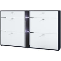 SCHUHSCHRANK Today Fronten in Weiß matt - Weiß, Holzwerkstoff (155.5/95/28cm) - Vladon