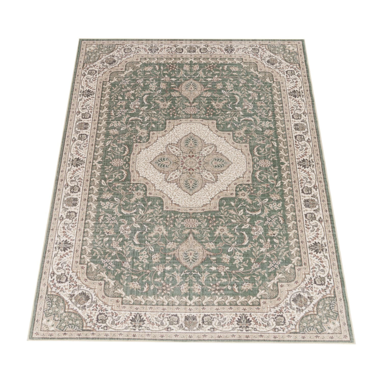 KURZFLORTEPPICH 240/340 cm Semer 422 - Grün, Kunststoff (240/340cm) - Paco Home