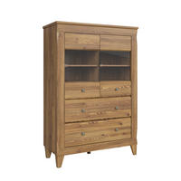 VITRÍNA Raya Dřevo - hnědá, kompozitní dřevo (102/150/47cm) - Petits-meubles