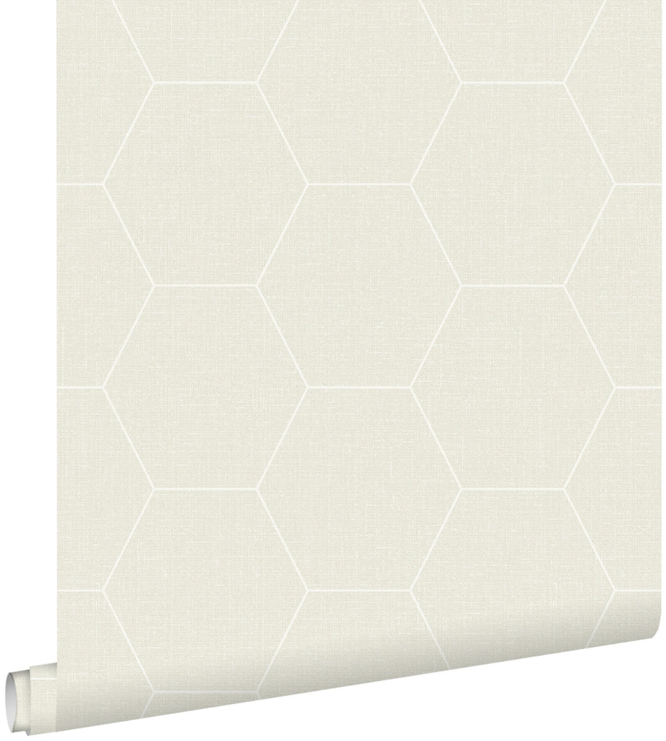 TAPETE Wabenmuster 53 cm x 10.05 m - Beige, Papier (53/1000cm) - ESTAhome
