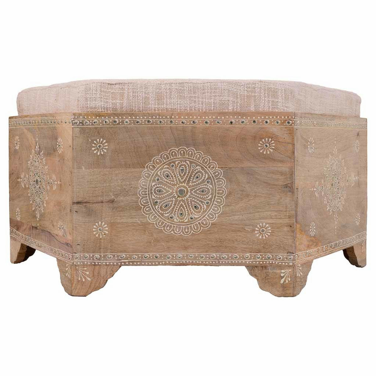 BANK aus Holz 70x60x29 cm - Braun, Holz (70/29/60cm) - Wanderlust