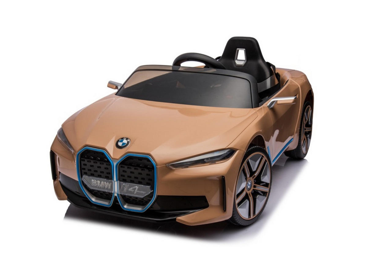 KINDER ELEKTROAUTO BMW i4 bronze - Bronzefarben, Kunststoff (115/67/54cm) - TPFLiving