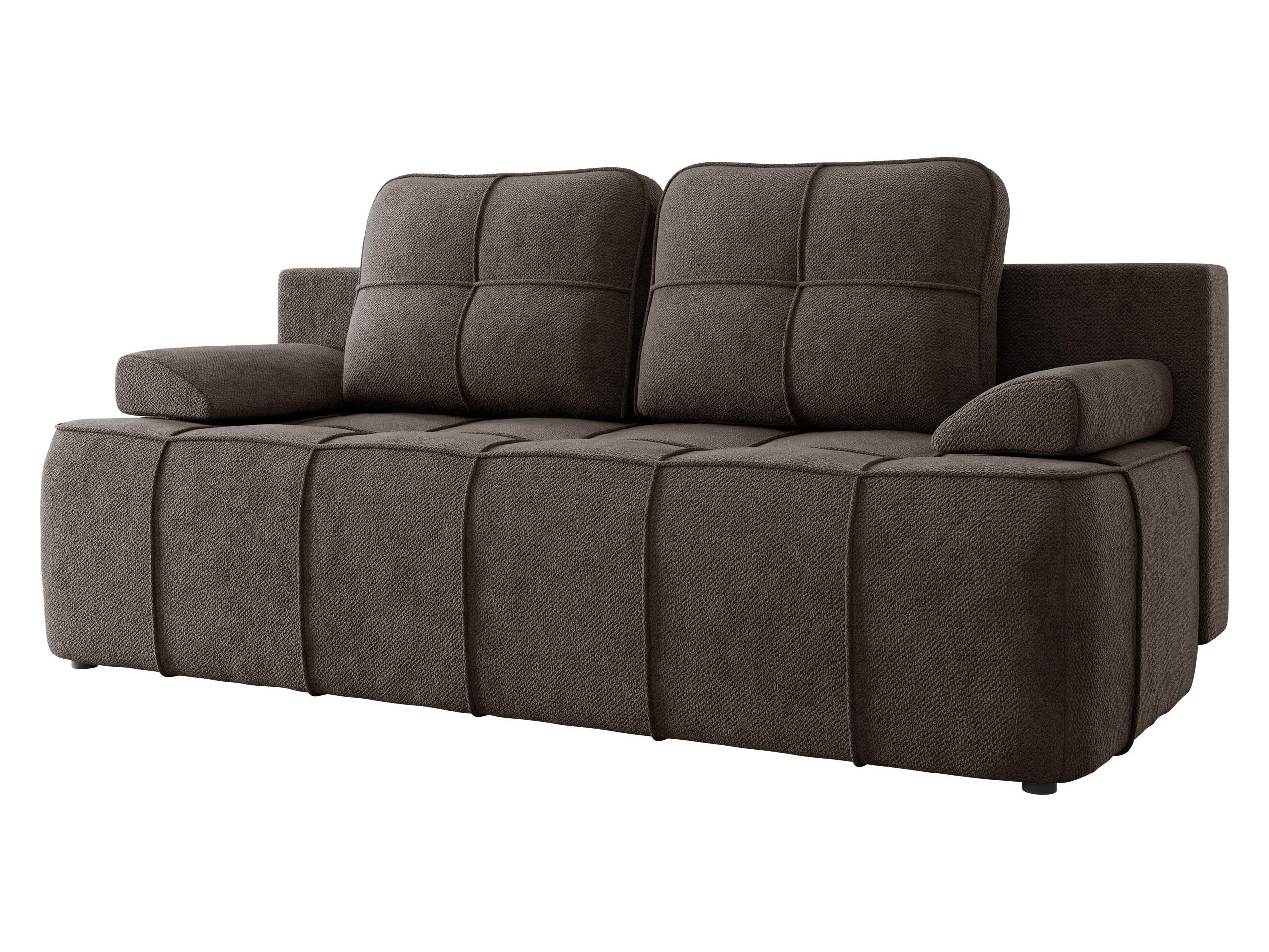 SCHLAFSOFA Lover - Schwarz/Braun, Holz/Kunststoff (202/95/95cm) - MIRJAN24