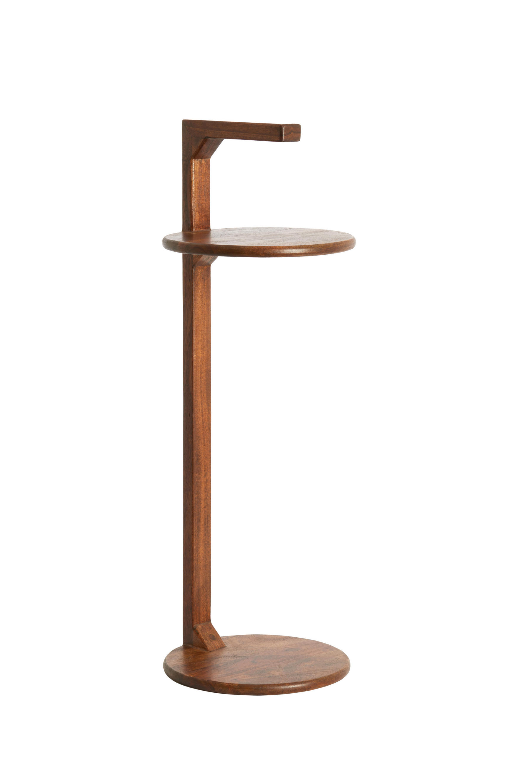 BEISTELLTISCH Delmino Braun 26/26/77 cm - Braun, Holz (26/26/77cm) - Light & Living