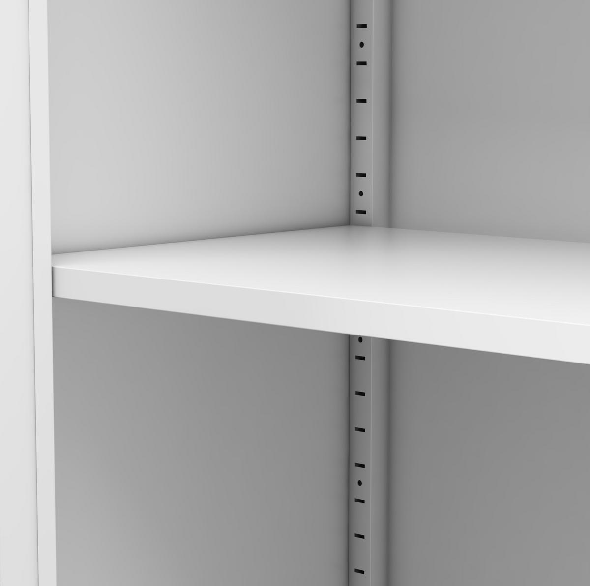 SIDEBOARD 70/35/88 cm aus Metall in Weiß mit 2 Türen & verstellbaren Böden - Weiß, Metall (70/88/35cm) - BEAOK