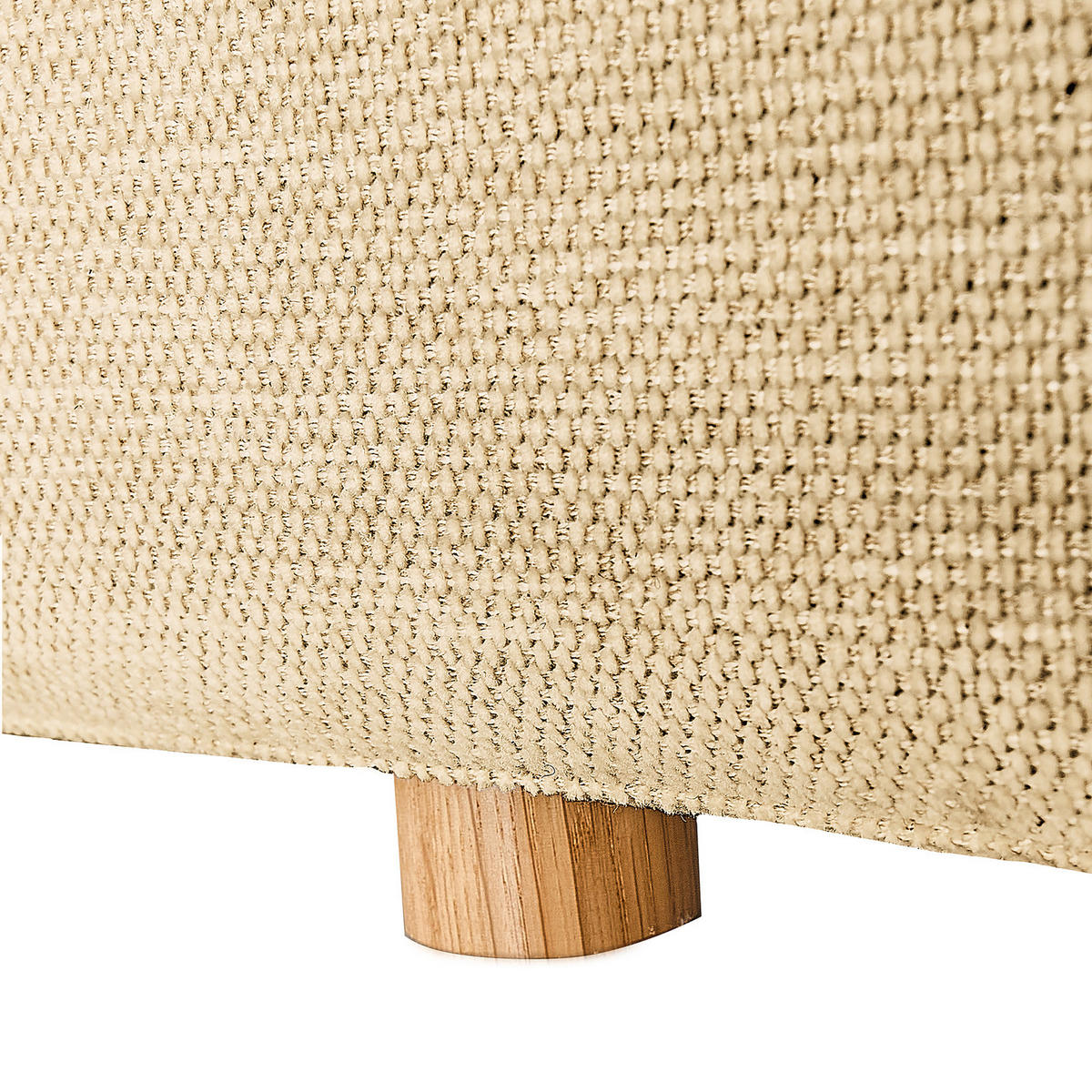 POLSTERBETT - Creme, Holz/Textil (200/200cm) - home24