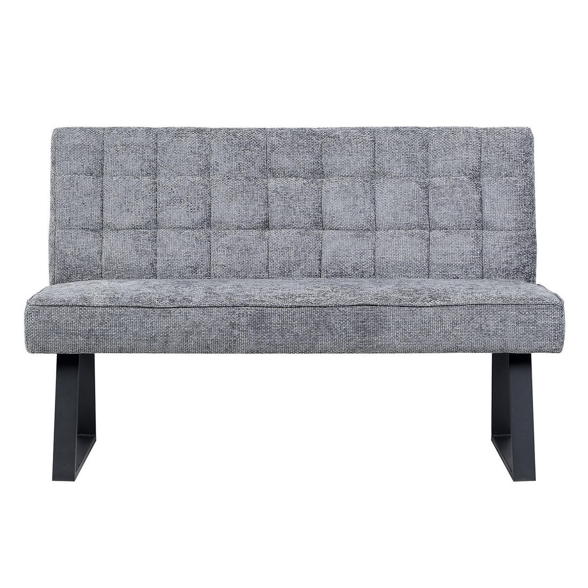 SITZBANK CLARA - Grau, Metall (140/91/66cm) - DUBI Möbel