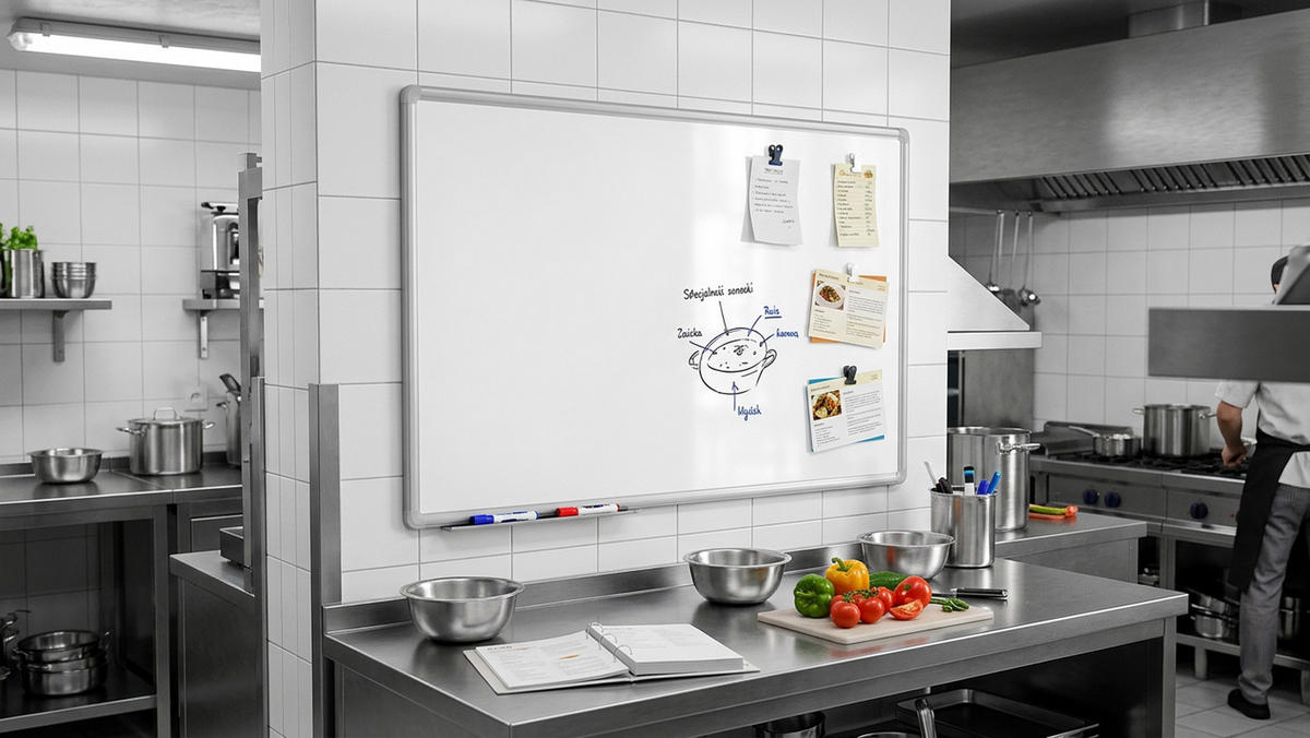 WHITEBOARD 90x60cm Magnetisches PREMIUM EXPO Alurahmen - Weiß, Metall (90/60/1.6cm) - ALLboards