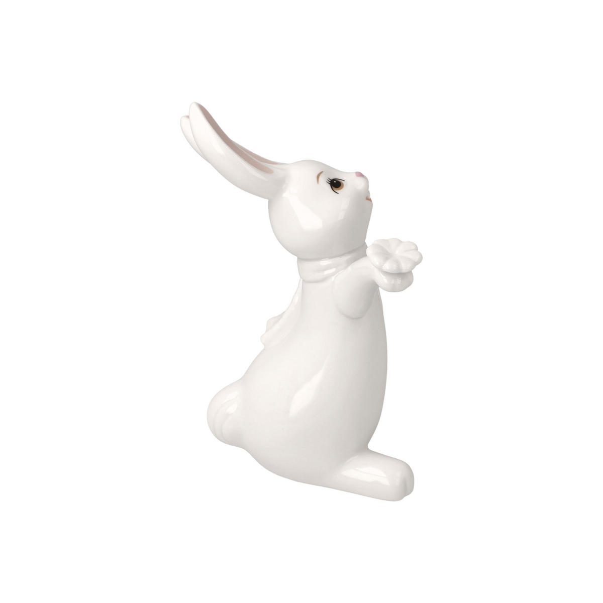 DEKOTIER Hase Snow White - Oh Happy Day!, Porzellan, weiß, 14 cm - Weiß, Keramik (8/14/11.5cm) - Goebel