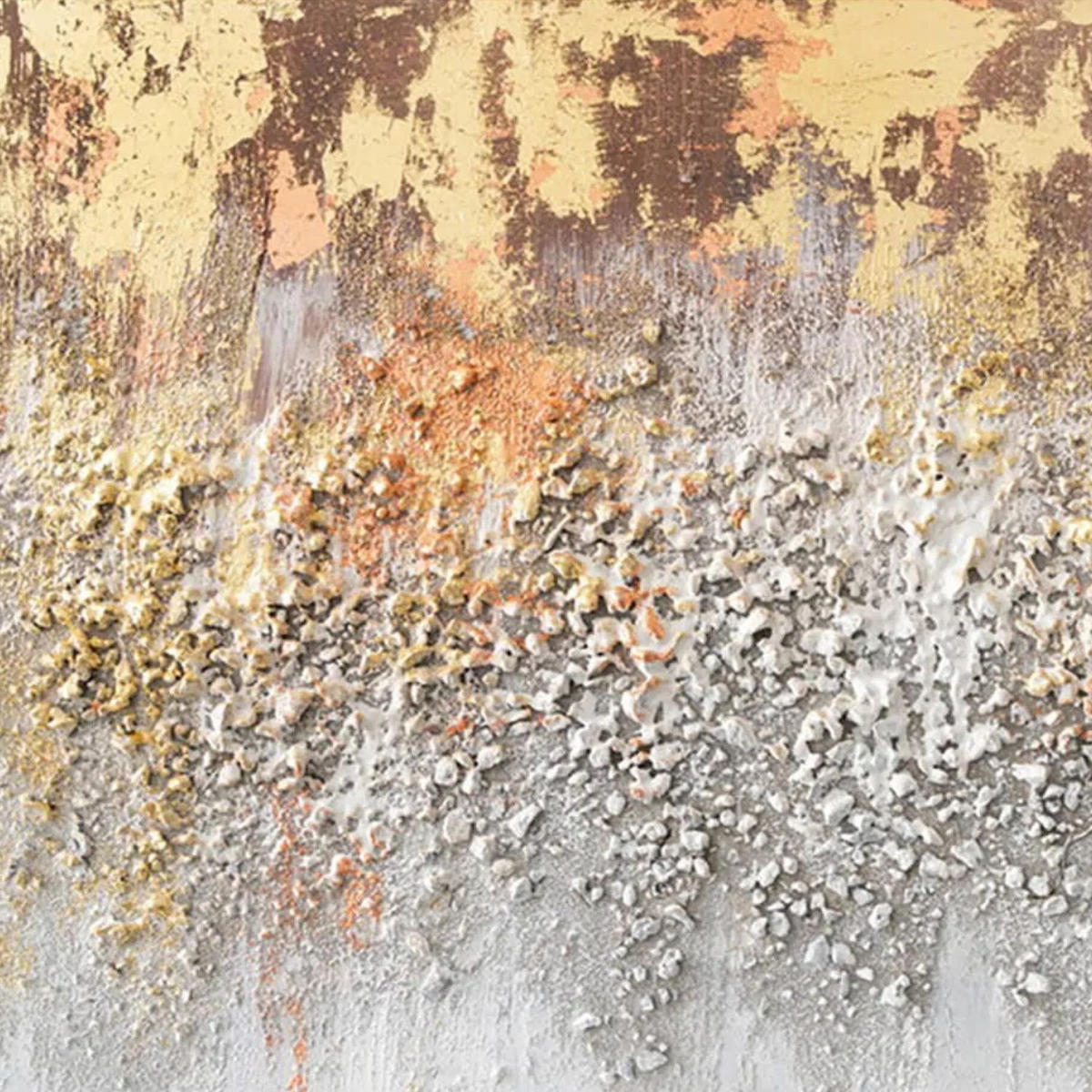 ACRYLBILD HANDGEMALT 90/60 cm - Weiß/Grau, Holz/Textil (90/60cm) - KUNSTLOFT