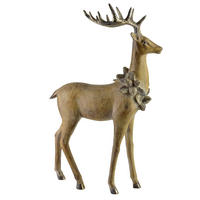DEKOFIGUR Santa Lila Braun 32x15,5x50,5 cm Kunststoff - Braun, Kunststoff (15.5/50.5/32cm) - Mondex