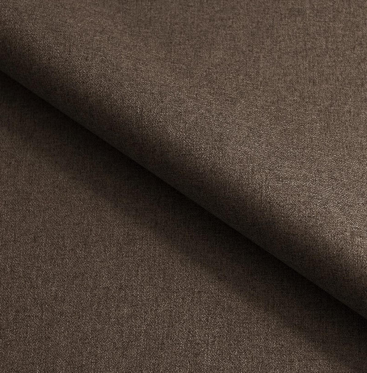 ECKSOFA AVRA L-förmig, mit Stauraumbehälter-in RINO-Stoff, Komfort & Eleganz, lose Rückenkissen, freistehend, RECHTS 251x165x85 cm Brown - Braun, Holz/Textil (251/165cm) - DomoHome