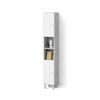 BADSCHRANK Fucino Beton 30 x 190 cm - Schieferfarben/Grau, Holzwerkstoff (30/190/30cm) - Livinity®