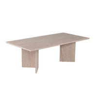 COUCHTISCH Topi Farbe Travertin Rechteckig - Grün, Holzwerkstoff (119/60/40cm) - Concept Usine