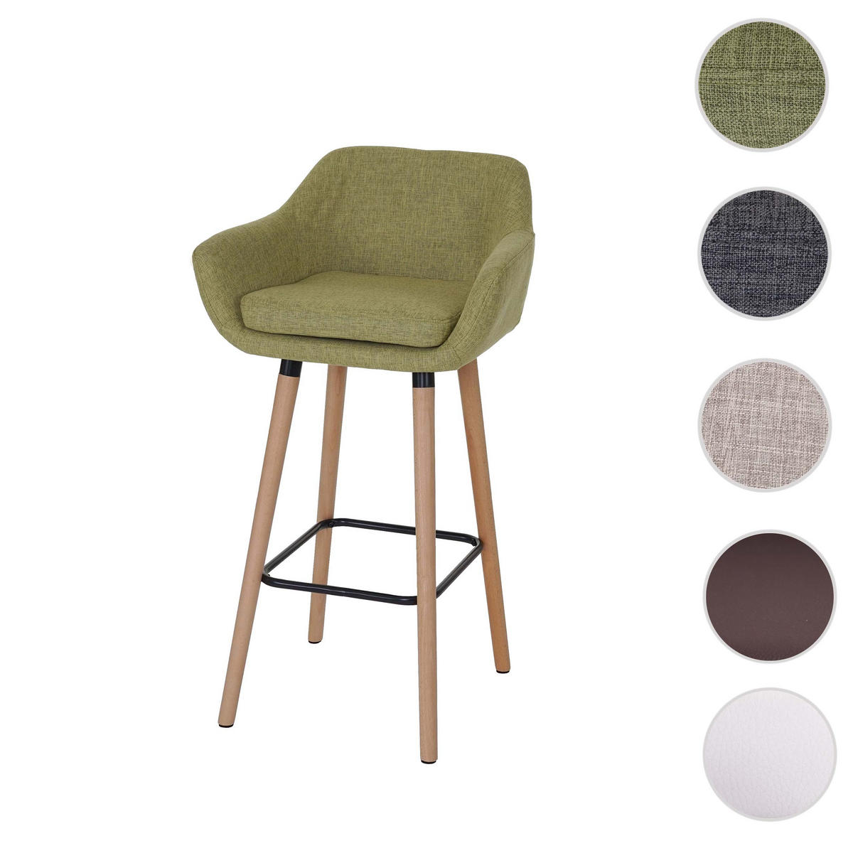 BARHOCKER Hellgrün - Hellgrün, Textil (53/99/45cm) - MCW