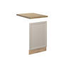 FRONTBLENDE Fame-Line GrauBeige 45 cm, AP Eiche - Greige/Eiche Wotan, Holzwerkstoff (45/67.4/1.6cm) - Vicco