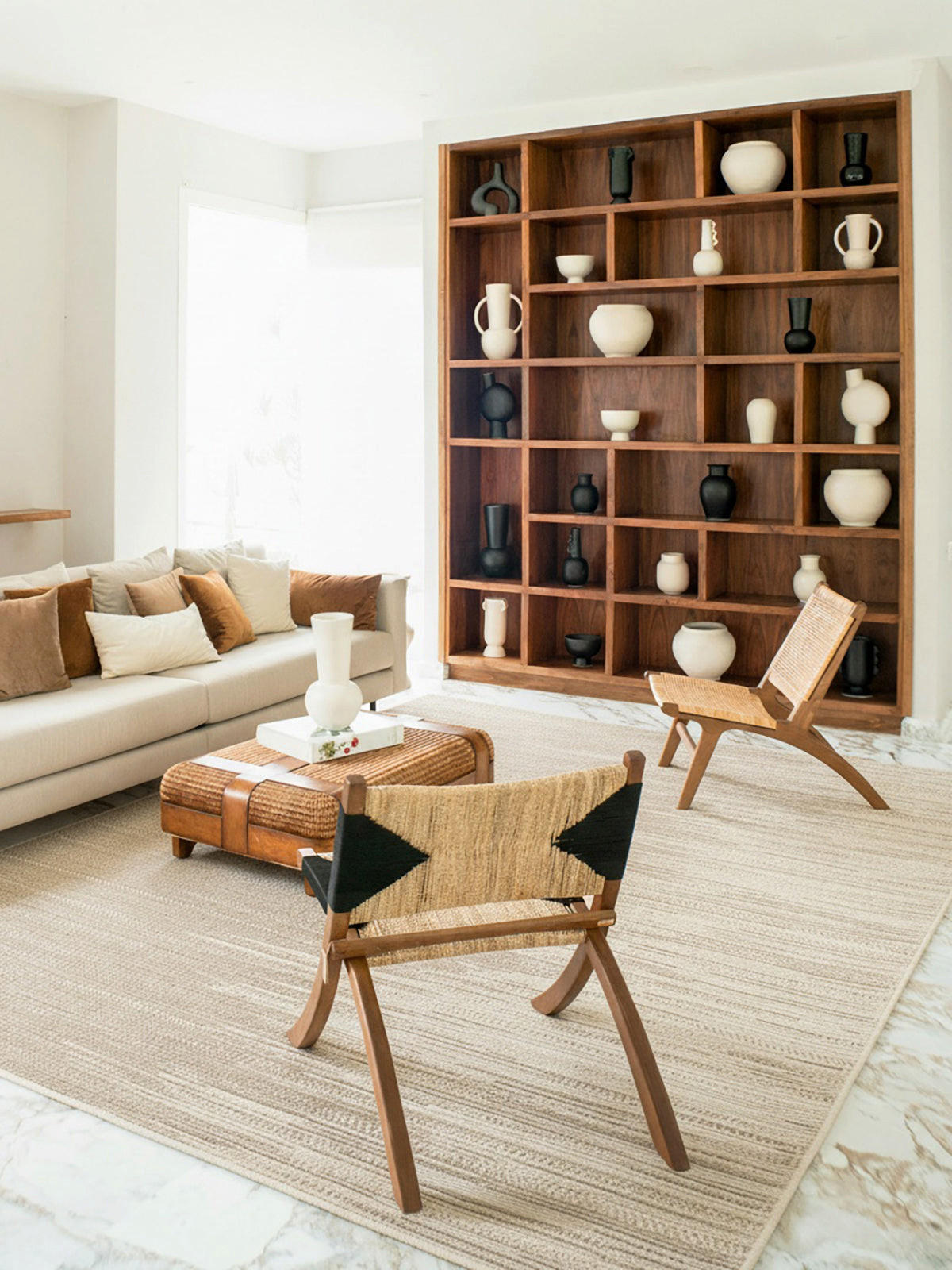 DESIGN Teppich für Innen- und Außenbereich beige - Beige, Textil (160/230cm) - AFK Living