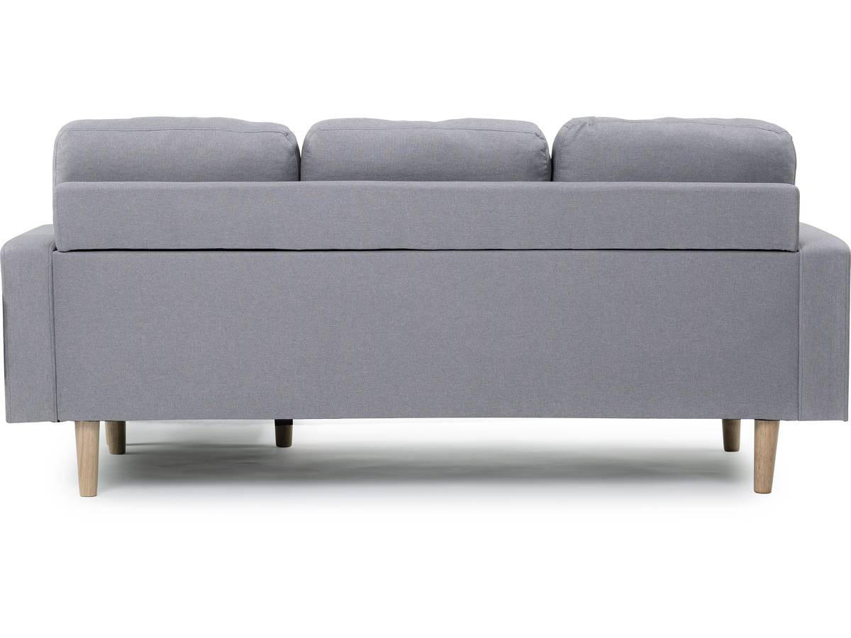 ECKSOFA gabby Grau - Grau, Textil (75/194cm) - Habitat Garten