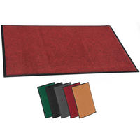FUSSMATTE 60/40 cm Stoff rot - Rot, Textil (60/40cm) - CLP