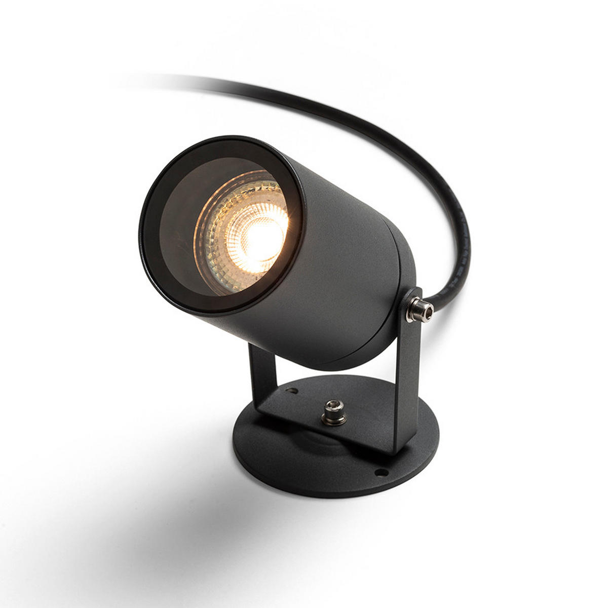 AUSSENLEUCHTE NAVONA Anthrazitgrau 8 W - Grau, Metall (15/15/30cm) - Rendl