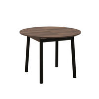 TISCH mit Massivholzbeinen - vina 100/100/75 cm - Braun, Holzwerkstoff (100/100/75cm) - Calicosy