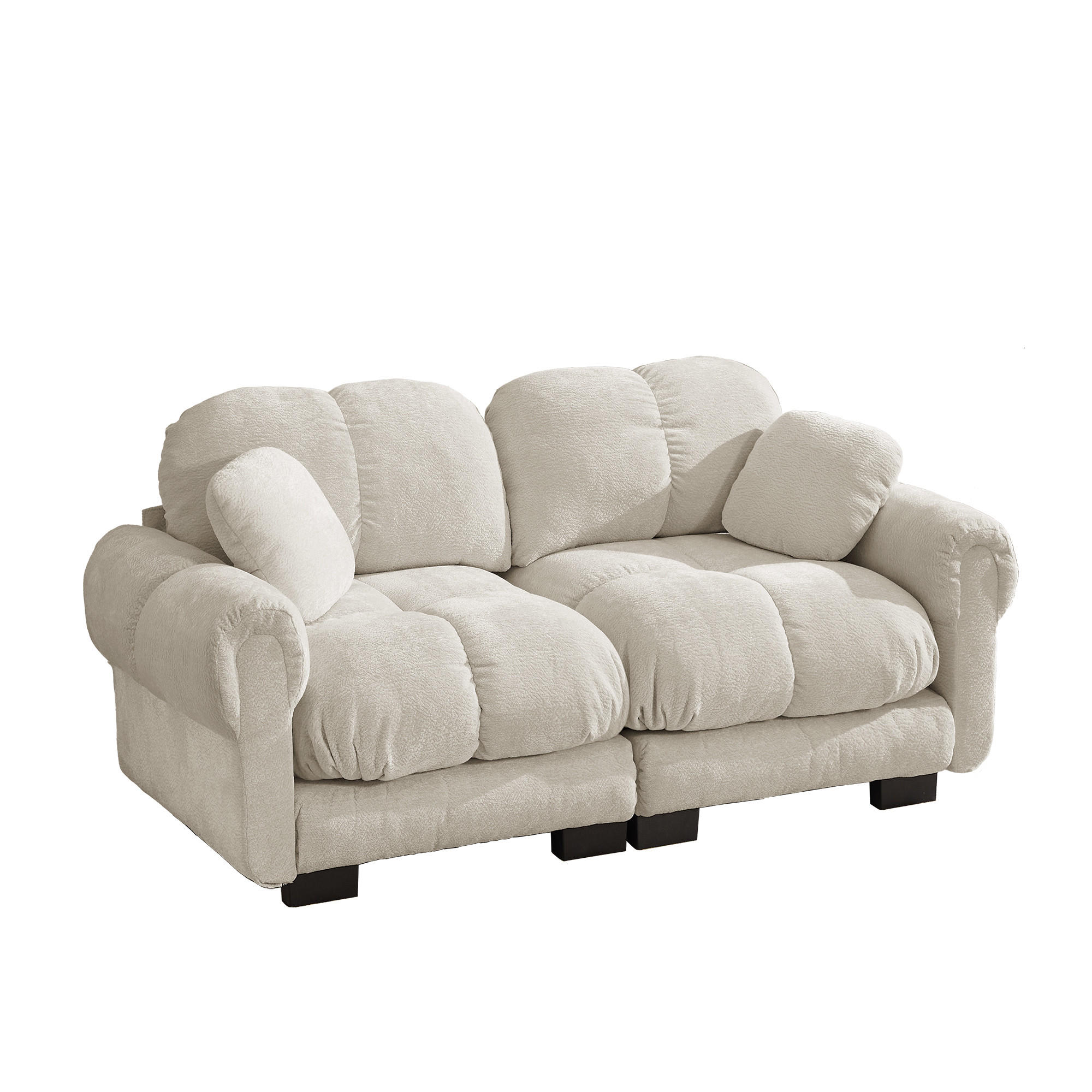 Meubliv Sofa Beige 86x90x190 cm
