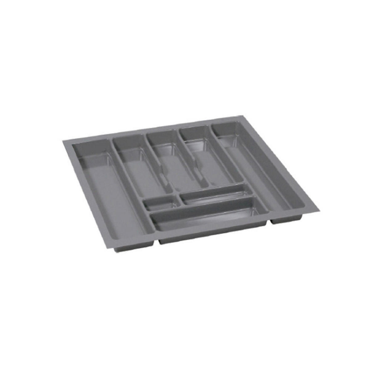 WINKELKÜCHE Bonn lava matt / weiß matt & schwarz matt / eiche artisan 14-teilig - Weiß/Braun, Holzwerkstoff/Metall (270/207/170cm) - Feldmann-Wohnen