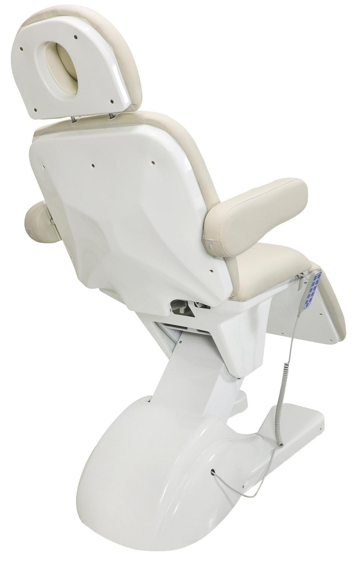 RELAXLIEGE Lederlook Weiß - Weiß, Textil/Metall (66/80/205cm) - CLP