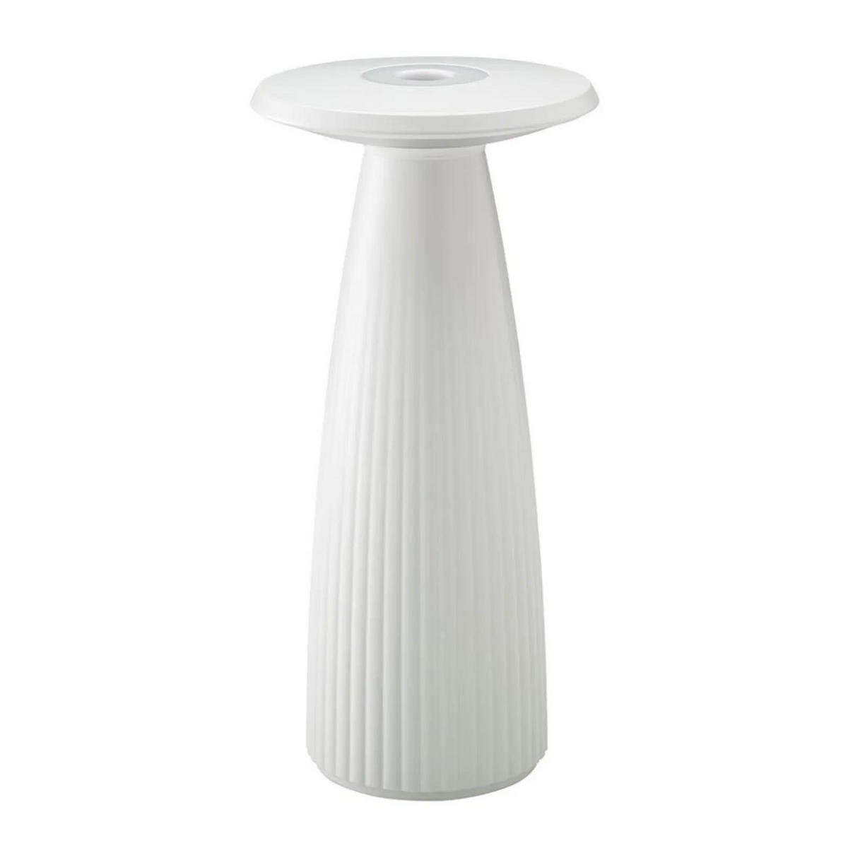 AKKULEUCHTE Nuflair Schneeweiß - Weiß, Metall (4.25/4.25/24cm) - Sigor